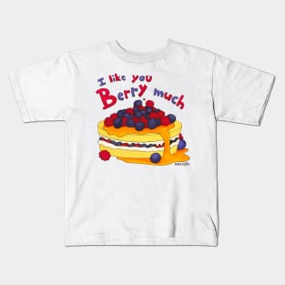 I like you berry much Kids T-Shirt